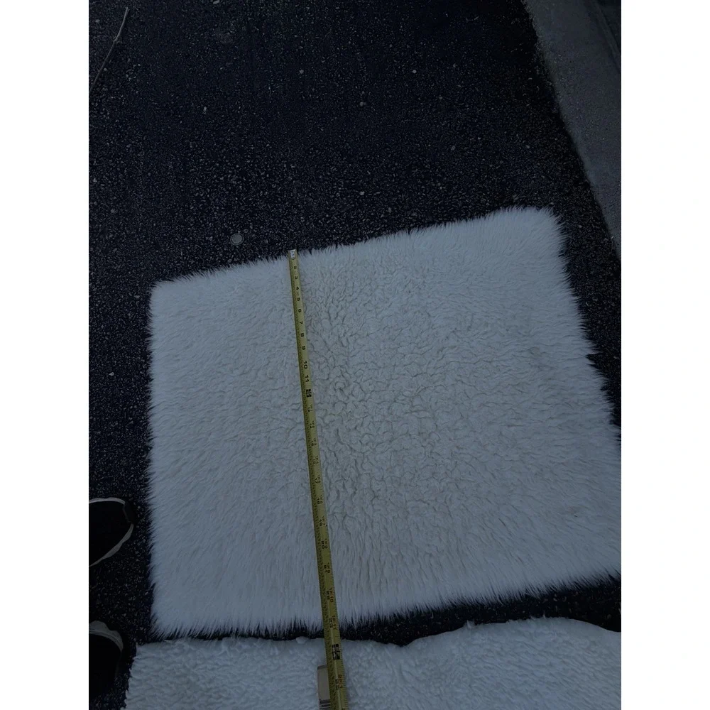 Vintage Aloe‎ Medical Airloom Bed Pad Set of 2 Faux Sheepskin Plush White